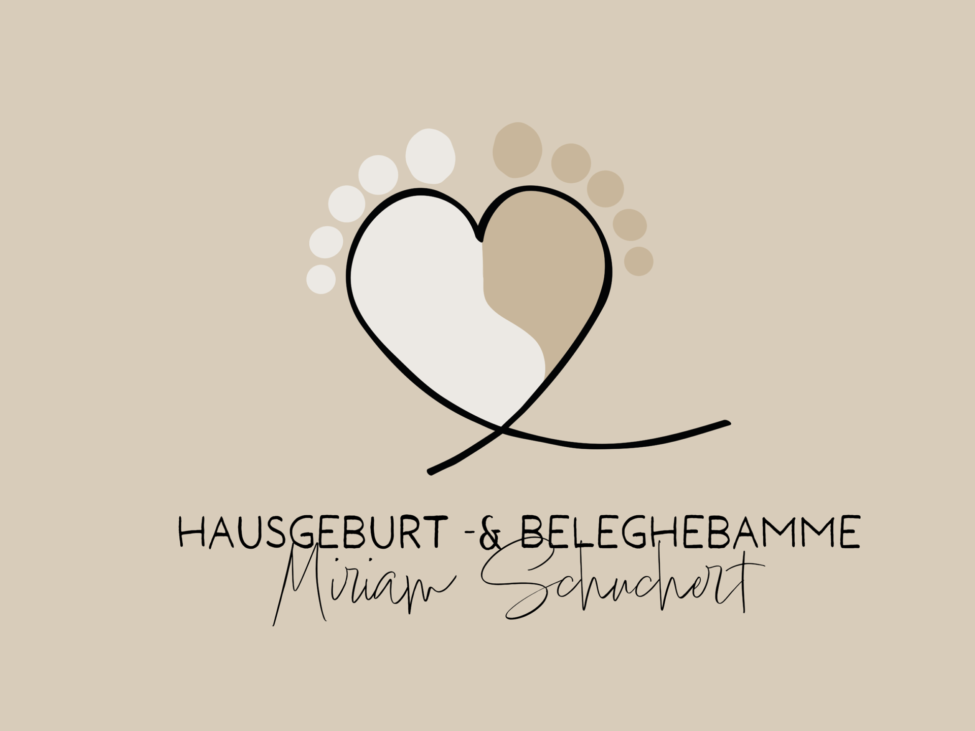 Hebamme Miriam Schuchert Logo Design