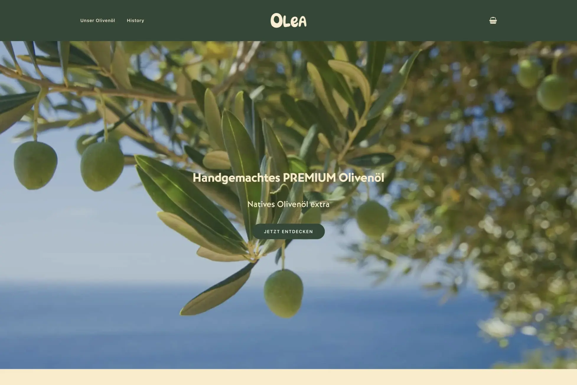 Olea Greece Webdesign HORUS Studios