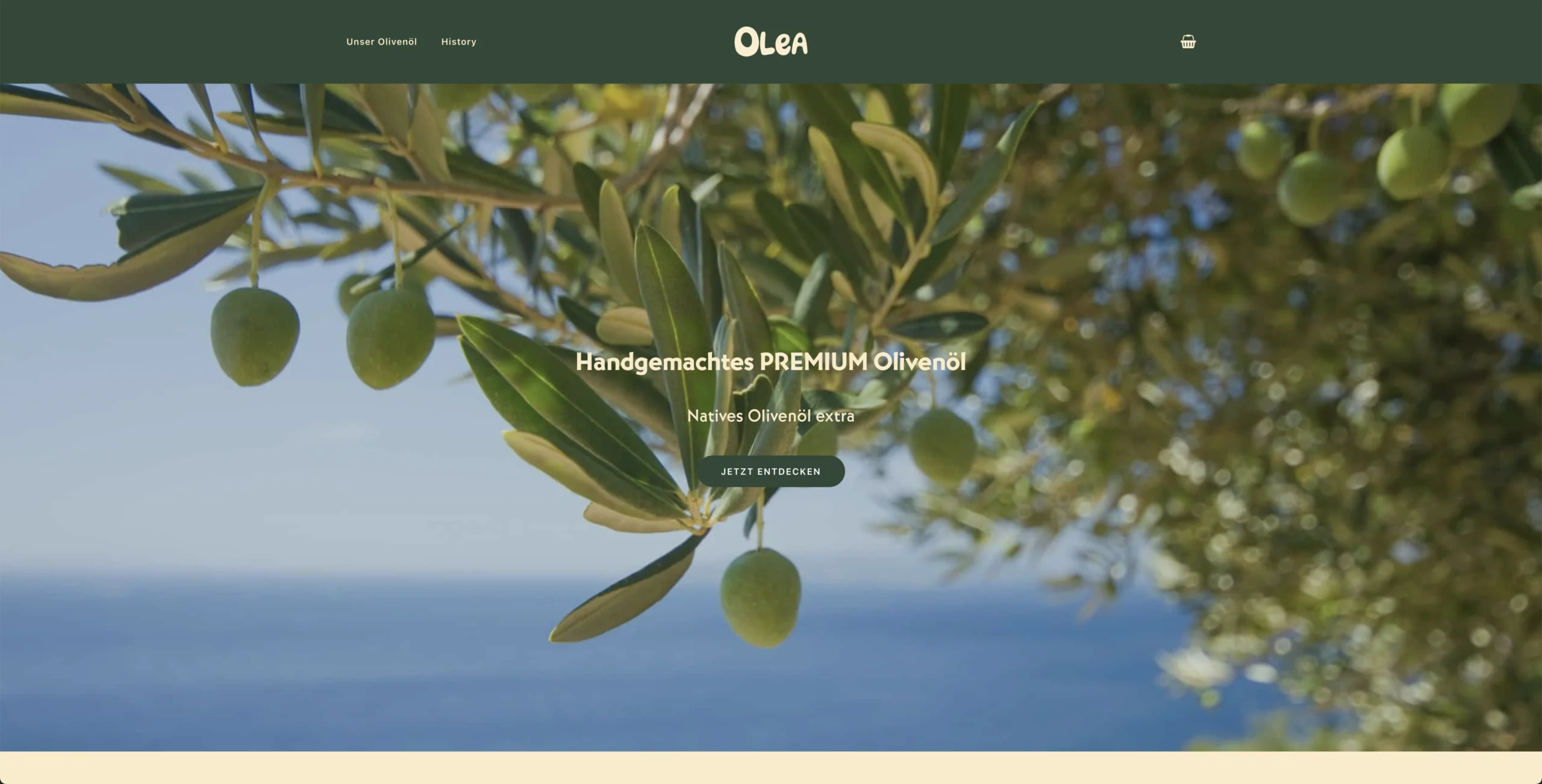 Olea Greece Webdesign HORUS Studios